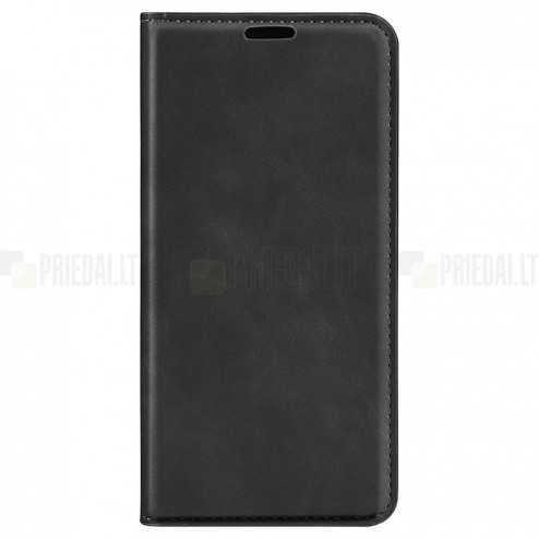 Nokia G21 (G11) „Split“ juodas odinis atverčiamas dėklas - knygutė