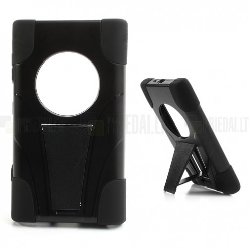 „Plasto“ Defender juodas Nokia Lumia 1020 dėklas