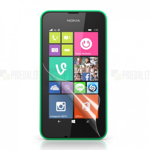 Nokia Lumia 530 apsauginė skaidri ekrano plėvelė
