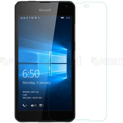 Microsoft Lumia 650 (Microsoft Lumia 650 Dual Sim) „Nillkin“ H Tempered Glass sustiprintos apsaugos apsauginis ekrano stiklas 0.33 mm