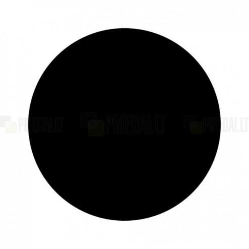 Plokštelė - odinis lipdukas (magnetiniam automobilio laikikliui) - juodas (40mm)