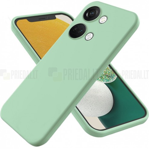 OnePlus Nord 3 Shell kieto silikono (TPU) dėklas žalias - nugarėlė