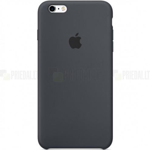 Oficialus „Apple“ Silicone Case juodas silikoninis TPU Apple iPhone 6 Plus (6s Plus) dėklas (MGR92ZM/A)