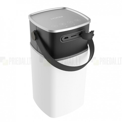 „Rock“ Mulite Bluetooth Speaker belaidė nešiojama juoda garso kolonėlė (garsiakalbis)