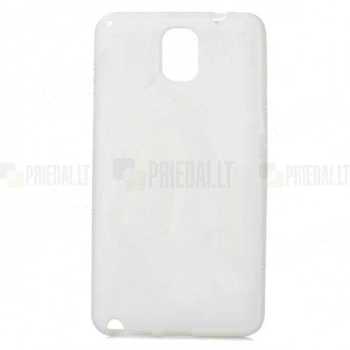 Samsung Galaxy Note 3 baltas silikoninis TPU dėklas (dėkliukas, nugarėlė)