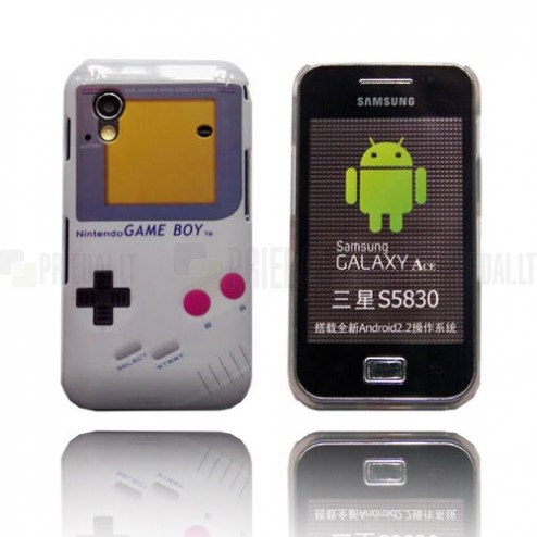 „Gameboy“ Samsung Galaxy Ace S5830 dėklas