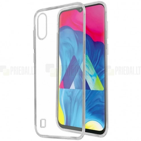 Samsung Galaxy A10 (A105F) kieto silikono TPU skaidrus dėklas - nugarėlė