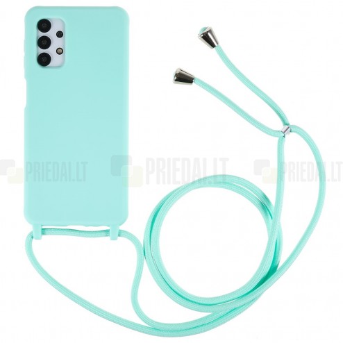 Samsung Galaxy A13 5G (4G) Strap kieto silikono TPU mėtinis dėklas - nugarėlė