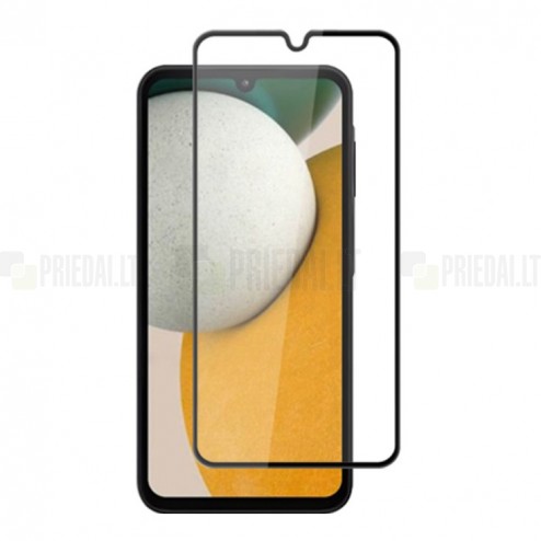 Samsung Galaxy A15 5G (SM-A156B) „Mocolo“ 9H 2.5D Tempered Glass sustiprintos apsaugos juodas pilnai dengiantis apsauginis ekrano stiklas