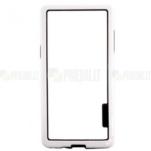 Baltas klasikinis Samsung Galaxy A5 TPU rėmelis - kraštų apvadas (bamperis)