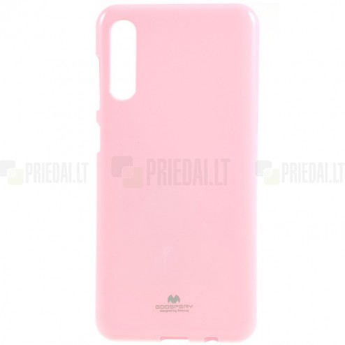 Samsung Galaxy A50 A505F (A50s A507F, A30s A307F) Mercury šviesiai rožinis kieto silikono (TPU) dėklas
