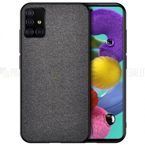 „Bi-Color“ Splicing Samsung Galaxy A51 (A515) juodas odinis dėklas