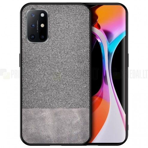 „Bi-Color“ Splicing Samsung Galaxy A52 5G (A526B, A525F) pilkas odinis dėklas