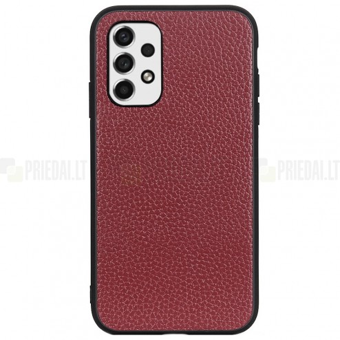 „Deluxe Leather“ Samsung Galaxy A53 5G (SM-A536B) bordo odinis dėklas