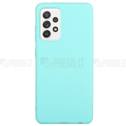 Samsung Galaxy A53 5G (SM-A536B) kieto silikono (TPU) dėklas mėtinis - nugarėlė