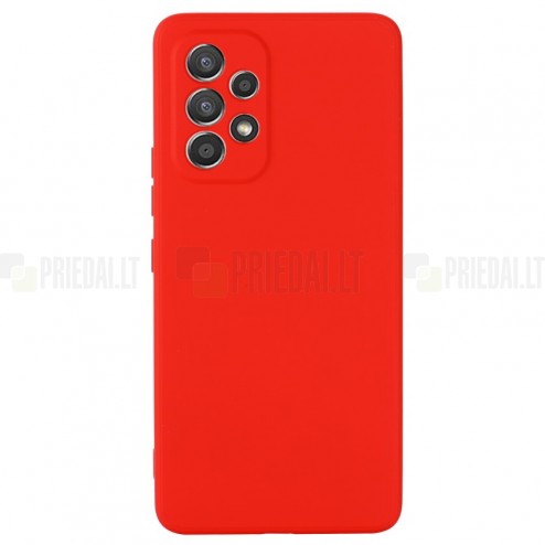 Samsung Galaxy A53 5G (SM-A536B) Shell kieto silikono TPU raudonas dėklas - nugarėlė