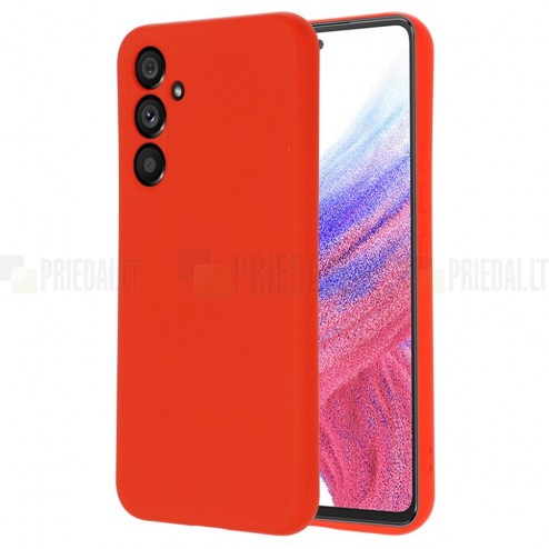 Samsung Galaxy A54 (SM-A546B) Shell kieto silikono (TPU) dėklas raudonas - nugarėlė