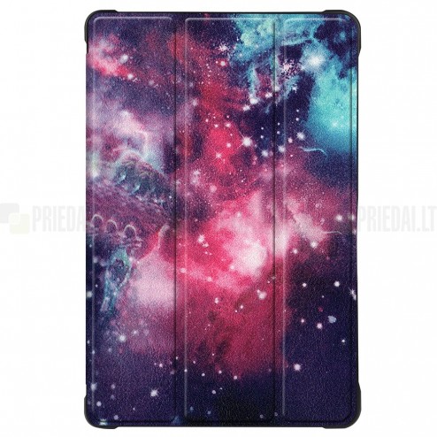 Samsung Galaxy Tab A7 10.4 2020 (T505,T500) atverčiamas spalvotas „Cosmo“ dėklas - knygutė