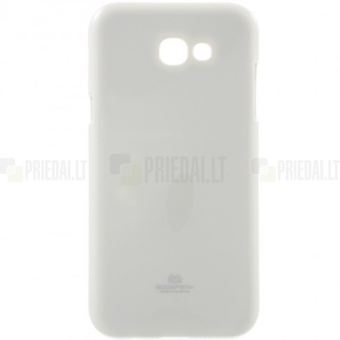 Samsung Galaxy A7 2017 (A720) Mercury baltas kieto silikono (TPU) dėklas
