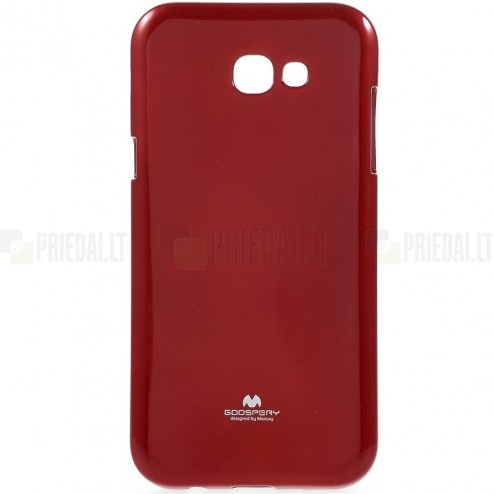 Samsung Galaxy A7 2017 (A720) Mercury raudonas kieto silikono (TPU) dėklas