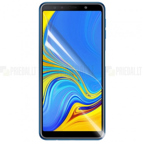 Samsung Galaxy A7 (2018) apsauginė skaidri ekrano plėvelė
