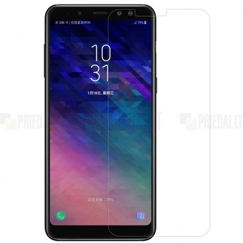 Samsung Galaxy A8+ 2018 (A730F) „Nillkin“ H Tempered Glass sustiprintos apsaugos apsauginis ekrano stiklas 0.33 mm