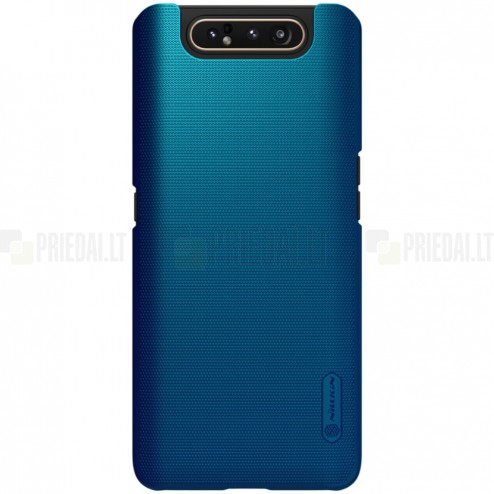 Samsung Galaxy A80 (A805F) Nillkin Frosted Shield mėlynas plastikinis dėklas 