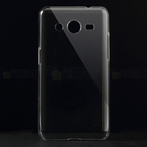 Samsung Galaxy Core LTE G386 plastikinis skaidrus (permatomas) dėklas - nugarėlė 