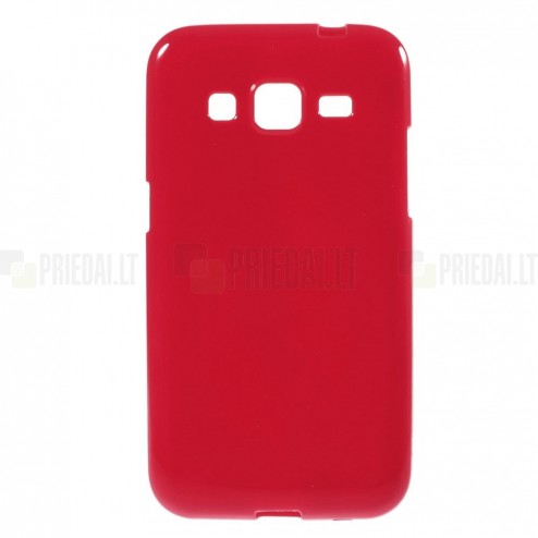 Samsung Galaxy Core Prime (G360) kieto silikono TPU raudonas dėklas - nugarėlė