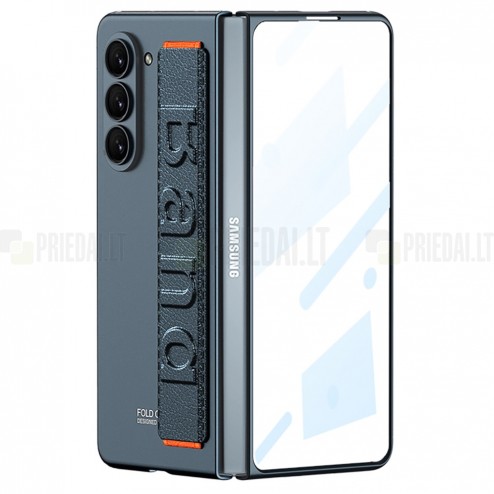 Samsung Galaxy Fold5 5G (SM-F946B) GKK Band Glass plastikinis mėlynas dėklas - nugarėlė