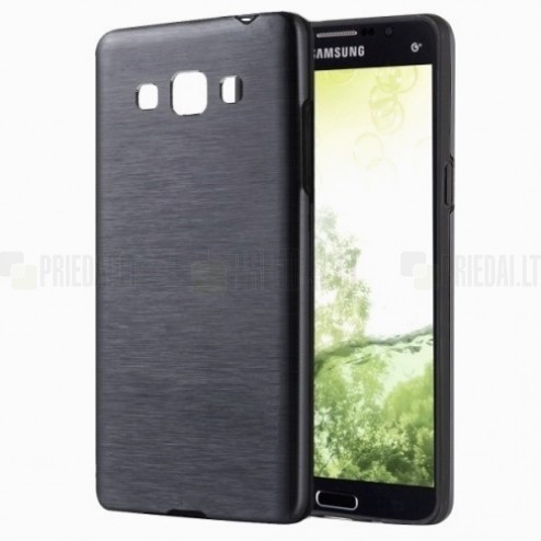 Samsung Galaxy Grand Prime (G530) kieto silikono TPU juodas dėklas - nugarėlė