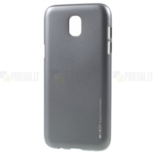 Samsung Galaxy J5 2017 (J530) Mercury pilkas kieto silikono TPU dėklas - nugarėlė