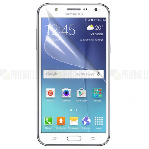 Samsung Galaxy J5 skaidri apsauginė ekrano plėvelė