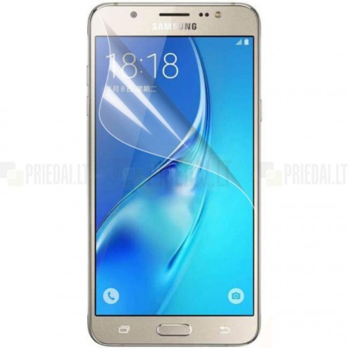 Samsung Galaxy J7 2016 (J710) apsauginė skaidri ekrano plėvelė