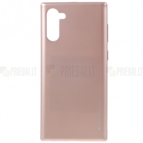 Samsung Galaxy Note 10 (N970F) Mercury šviesiai rožinis kieto silikono tpu dėklas - nugarėlė