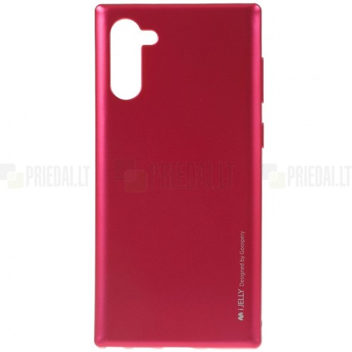 Samsung Galaxy Note 10 (N970F) Mercury tamsiai rožinis kieto silikono tpu dėklas - nugarėlė