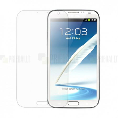Samsung Galaxy Note 2 N7100 apsauginė skaidri ekrano plėvelė