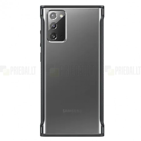 Samsung Galaxy Note 20 (N980F) „Samsung“ Clear Protective Cover kieto silikono juodas dėklas