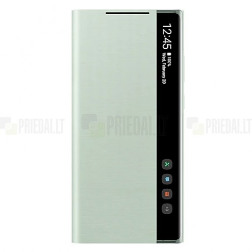Samsung Galaxy Note 20 (N980F) originalus Smart Clear View Cover (EF-ZN980CMEGEU) atverčiamas mėtinis dėklas - knygutė