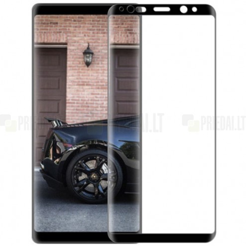 Samsung Galaxy Note 8 (N950F)  Mocolo 9H Tempered Glass sustiprintos apsaugos juodas pilnai dengiantis apsauginis ekrano stiklas 0,26 mm