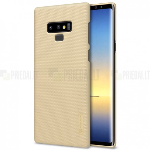Nillkin Frosted Shield Samsung Galaxy Note 9 (N960F) auksinis plastikinis dėklas