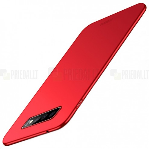 „Mofi“ Shield Samsung Galaxy S10 (G973) raudonas plastikinis dėklas