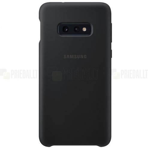 Samsung Galaxy S10e (G970) „Samsung“ Silicone Cover kieto silikono juodas dėklas
