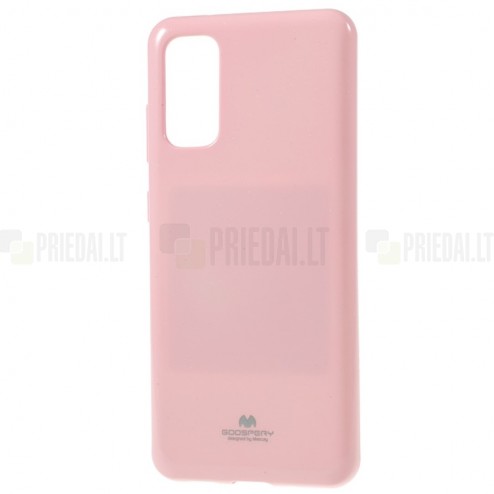 Samsung Galaxy S20 FE (Fan Edition) Mercury šviesiai rožinis kieto silikono tpu dėklas - nugarėlė