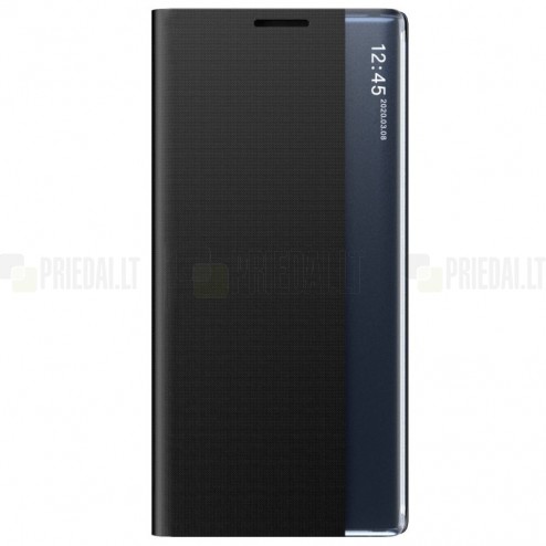 Samsung Galaxy S21 (G991B) View Line juodas atverčiamas dėklas - knygutė