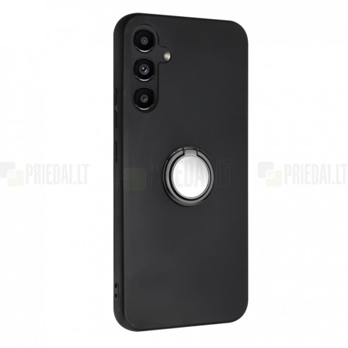 Samsung Galaxy S23 FE (Fan Edition) „Kickstand“ kieto silikono TPU juodas dėklas - nugarėlė