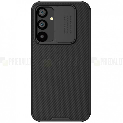 Samsung Galaxy S23 FE (Fan Edition) „Nillkin“ CamShield juodas dėklas, nugarėlė su kameros apsauga