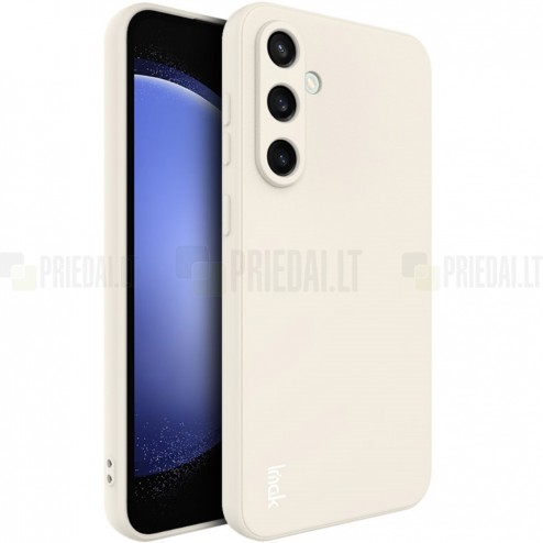 Samsung Galaxy S24 FE „Imak“ kieto silikono TPU smėlio spalvos dėklas - nugarėlė