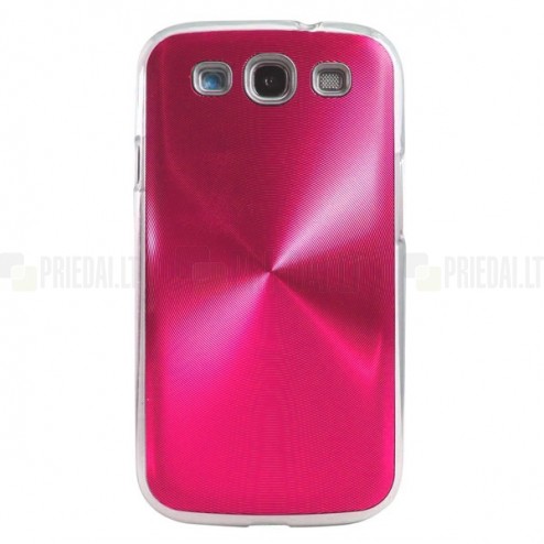 CD stiliaus rožinis Samsung Galaxy S3 i9300 dėklas (dėkliukas, nugarėlė)