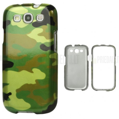 Samsung Galaxy S3 i9300 „Komufliažas” plastikinis dėklas (dėkliukas, nugarėlė)